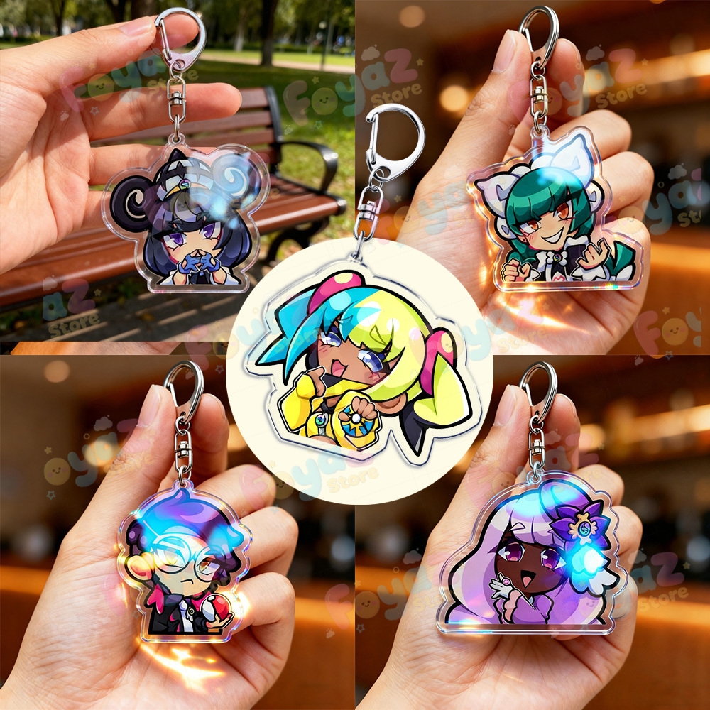 Gaming Accessories Gifts For Men - Cute Game Chibi Keychain for Accessories