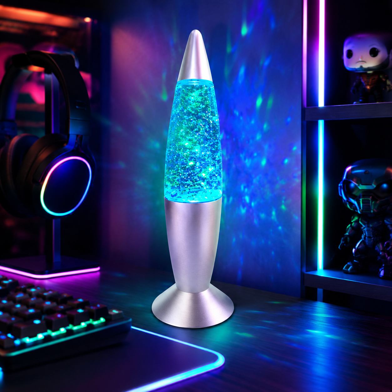 Gaming Accessories Led - LED Rocket Lamp USB Color Changing