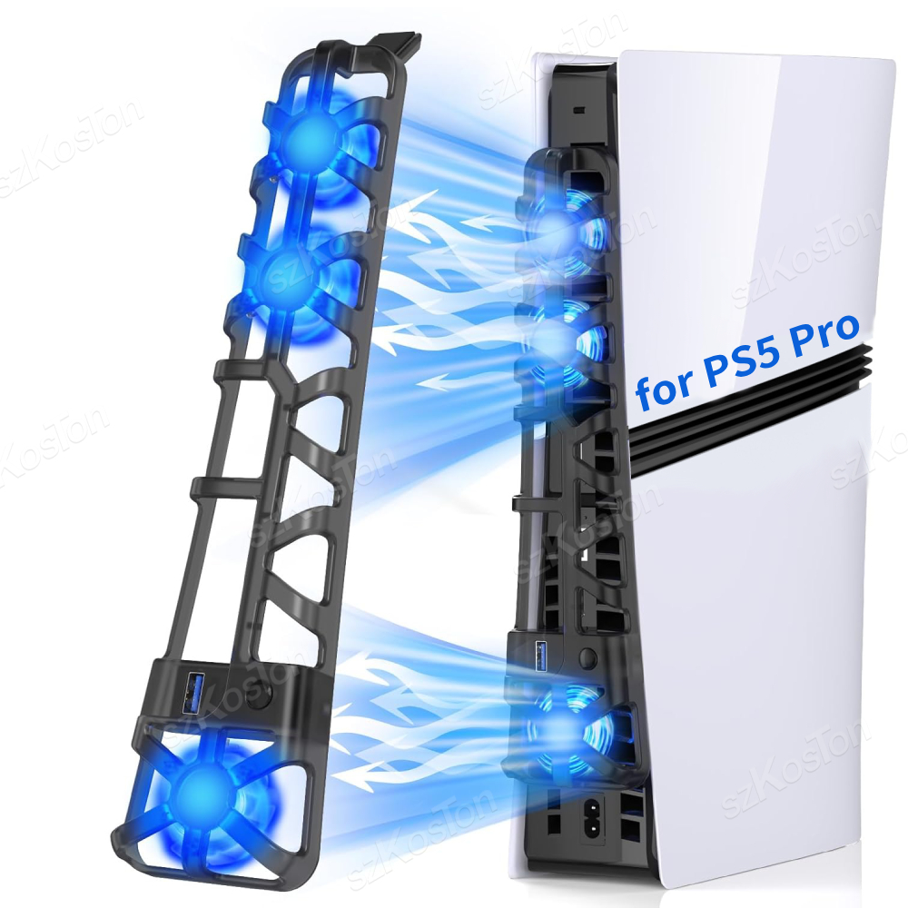 Gaming Accessories Led - 3 High-speed Cooling Fan For PS5