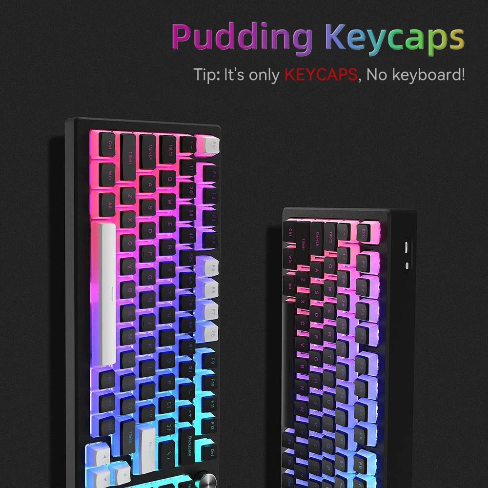 New Pudding PBT Keycaps 129 Ke - Gaming Accessories Girly recensione e prezzo