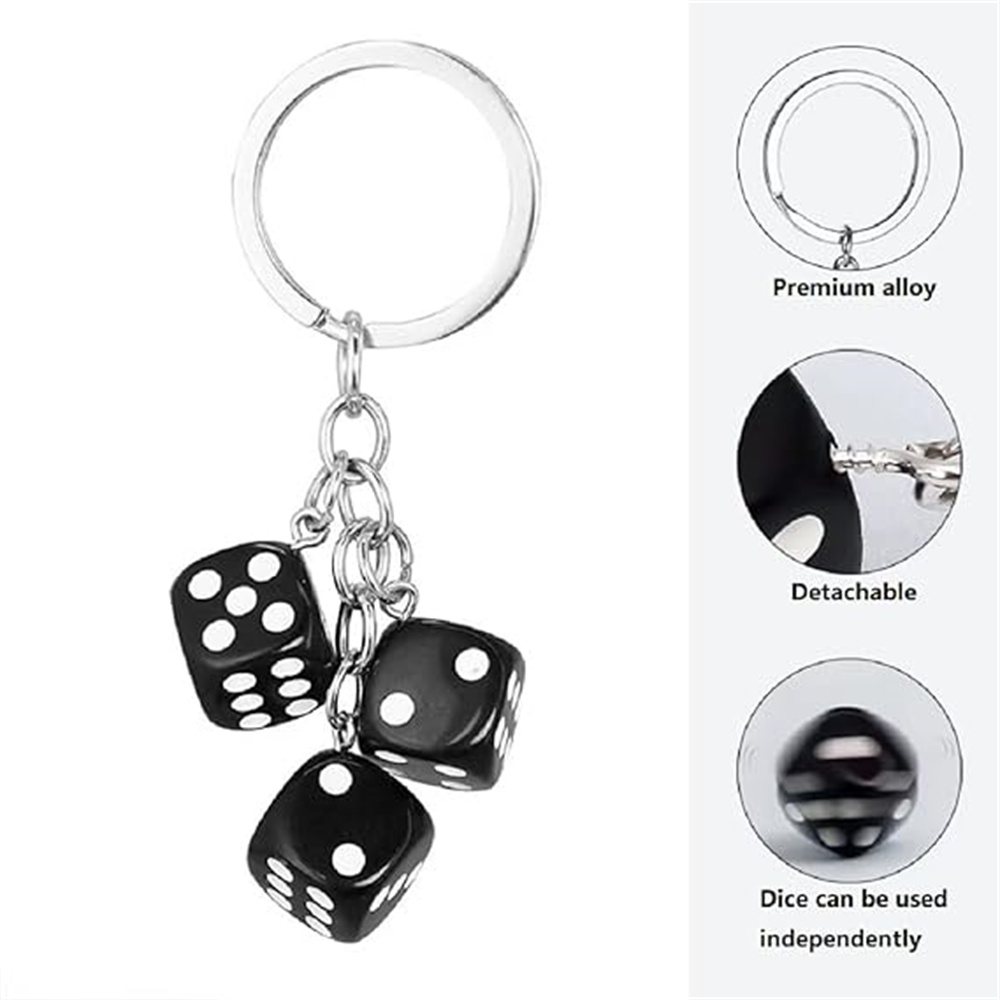 Cute 3D Dice Keychain Gaming R - Gaming Accessories Gifts For Men recensione e prezzo
