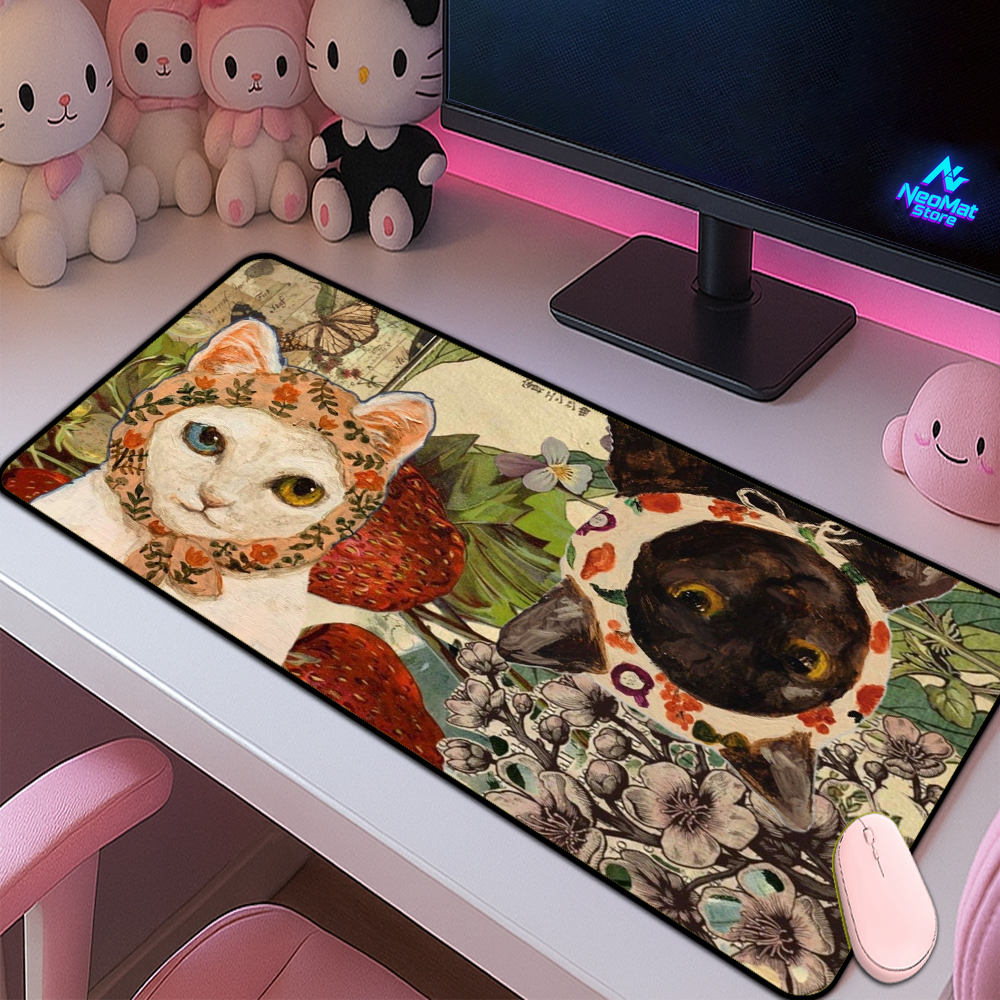 Botanical Mouse Pad Pc Big Gam - Vintage Gaming Accessories recensione e prezzo