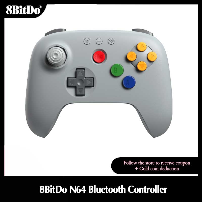 8BitDo Gray N64 Bluetooth Cont - Gaming Accessories For Android recensione e prezzo