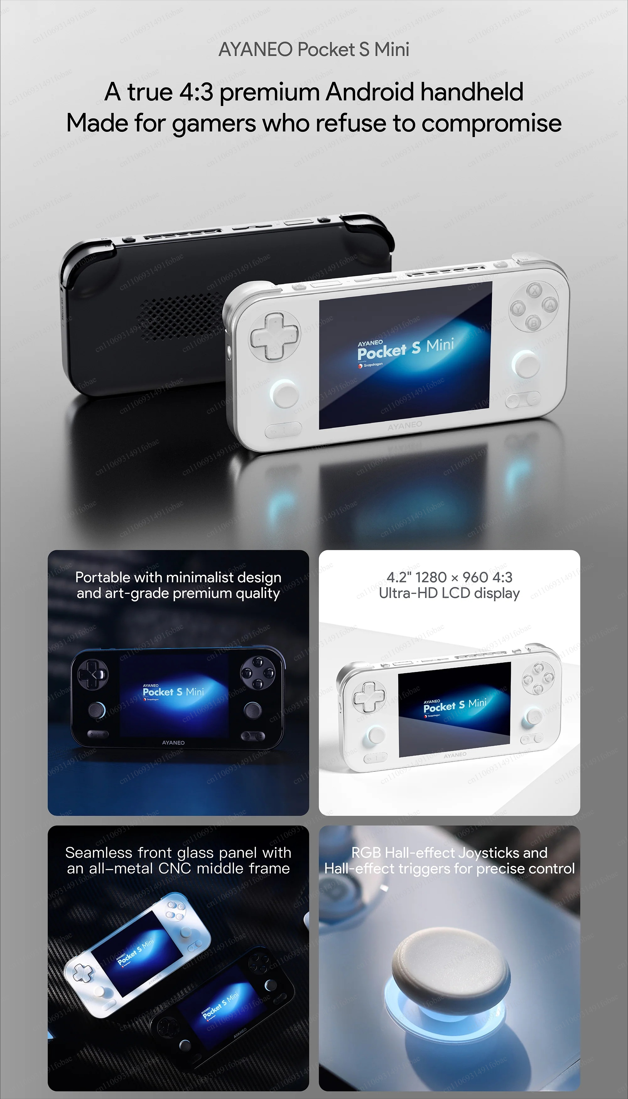 AYANEO Pocket S Mini Retro Han - Gaming Accessories For Android recensione e prezzo