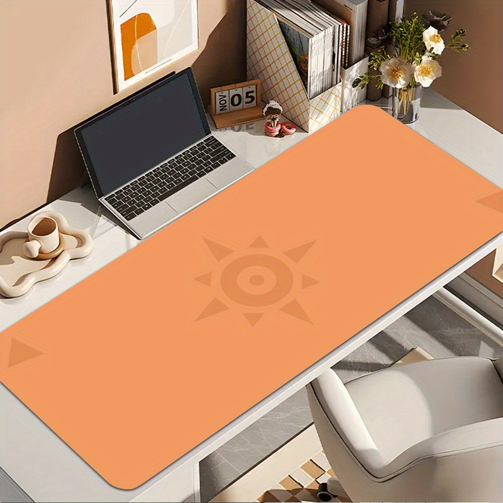 XXL Large Desk Mat Warm Orange - Desk Corner Mat recensione e prezzo