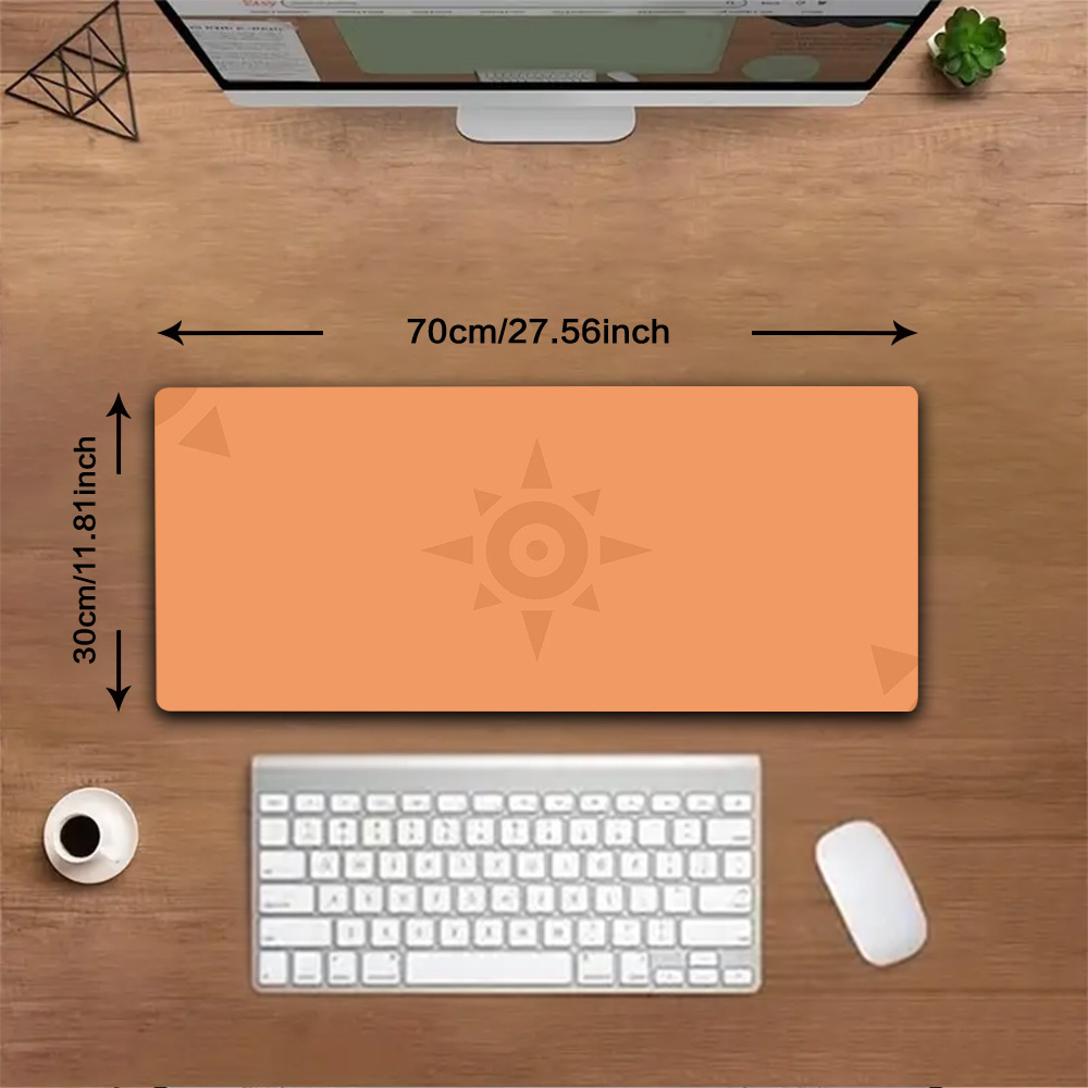 XXL Large Desk Mat Warm Orange - Desk Corner Mat recensione e prezzo