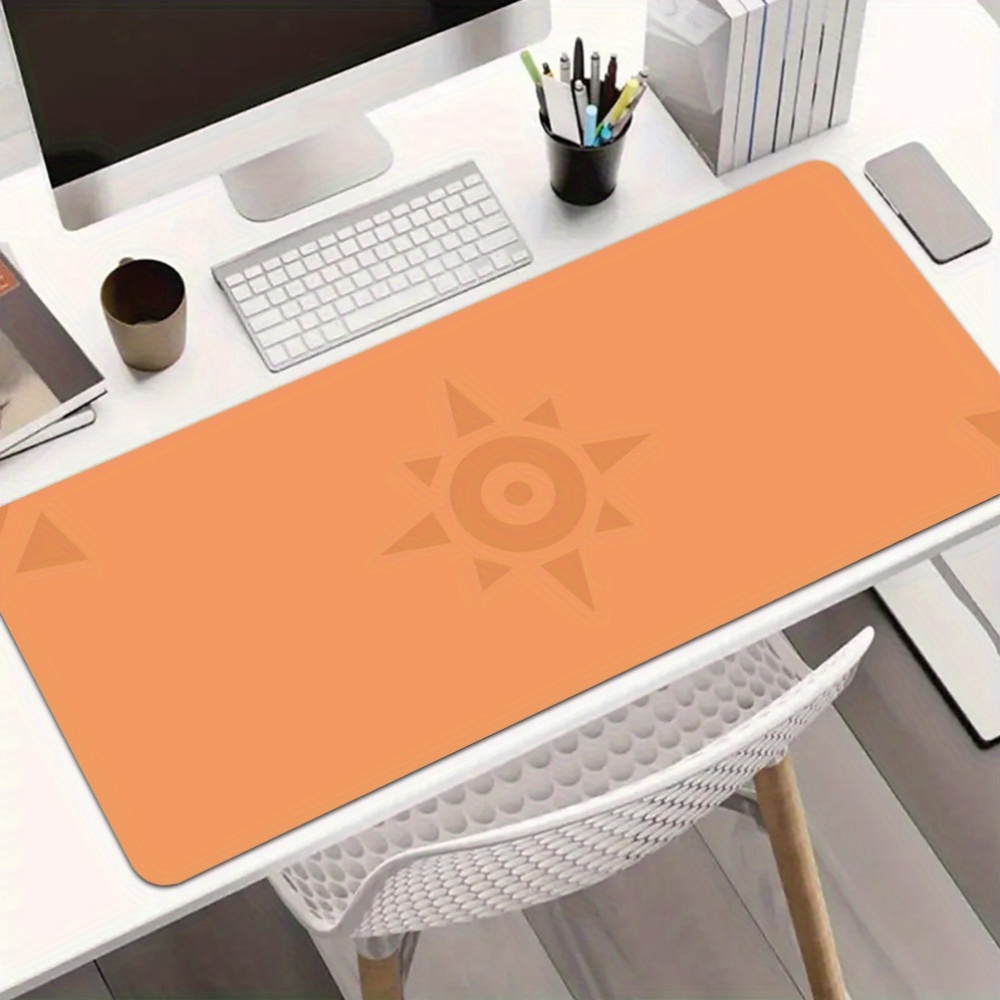 XXL Large Desk Mat Warm Orange - Desk Corner Mat recensione e prezzo