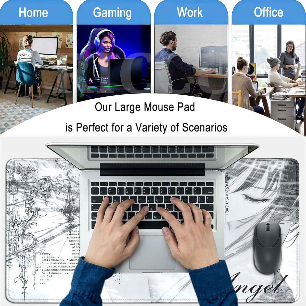 Anime Aesthetics Mousepad Blac - Gaming Accessories Girly recensione e prezzo