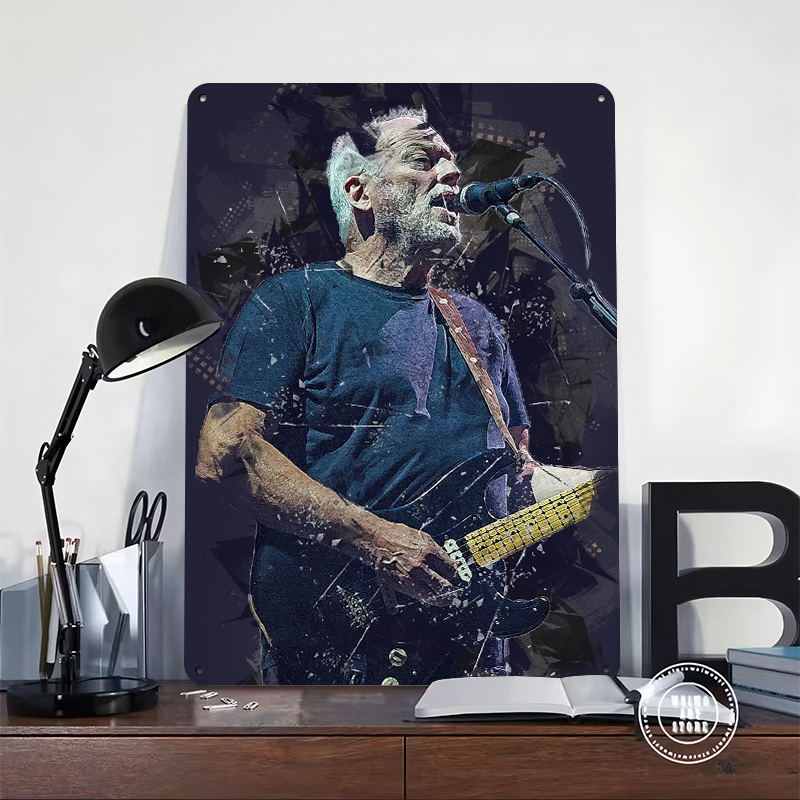 David Gilmour Metal Poster Cus - Vintage Gaming Accessories recensione e prezzo