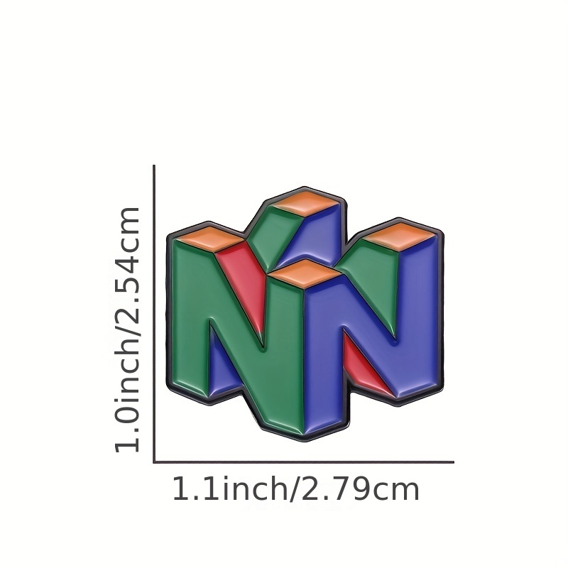 N64 Logo Gaming Enamel Pin – R - Gaming Accessories Gifts For Men recensione e prezzo