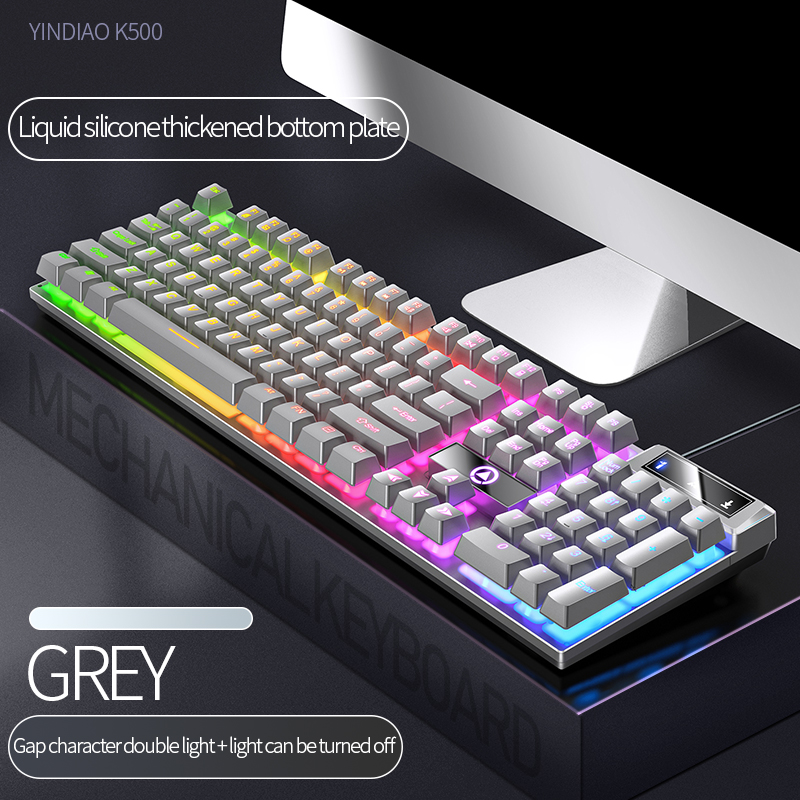 104 Keys Gaming Keyboard Wired - Gaming Accessories Girly recensione e prezzo