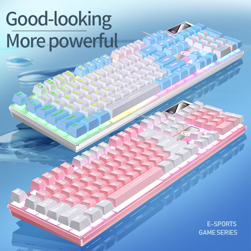 104 Keys Gaming Keyboard Wired - Gaming Accessories Girly recensione e prezzo