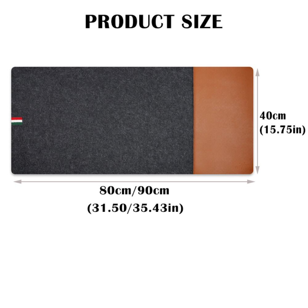 Felt Leather Mouse Pad Waterpr - Desk Corner Mat recensione e prezzo