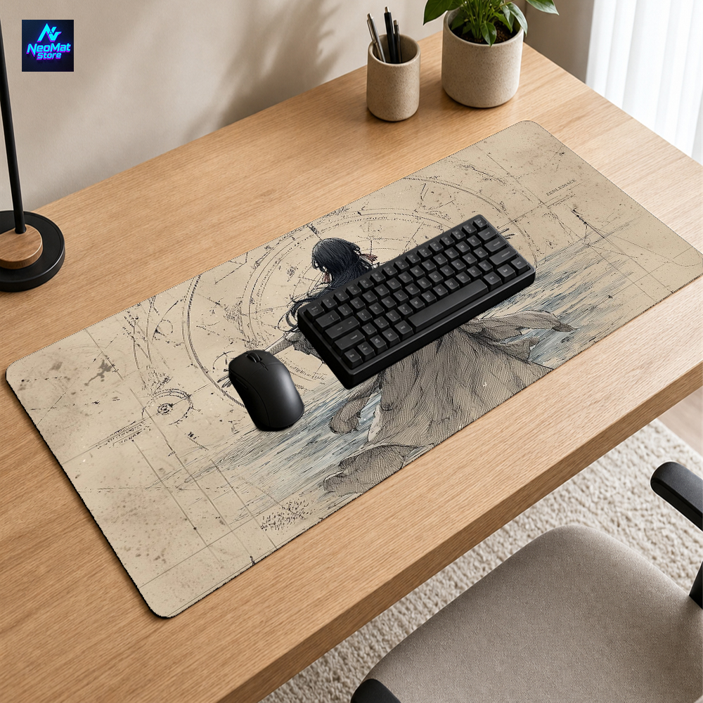 Schematic Mouse Pad Ink Sketch - Vintage Gaming Accessories recensione e prezzo