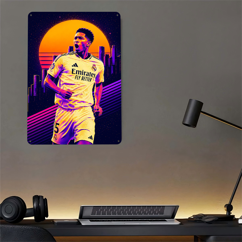 Jude Bellingham Retro Poster V - Vintage Gaming Accessories recensione e prezzo