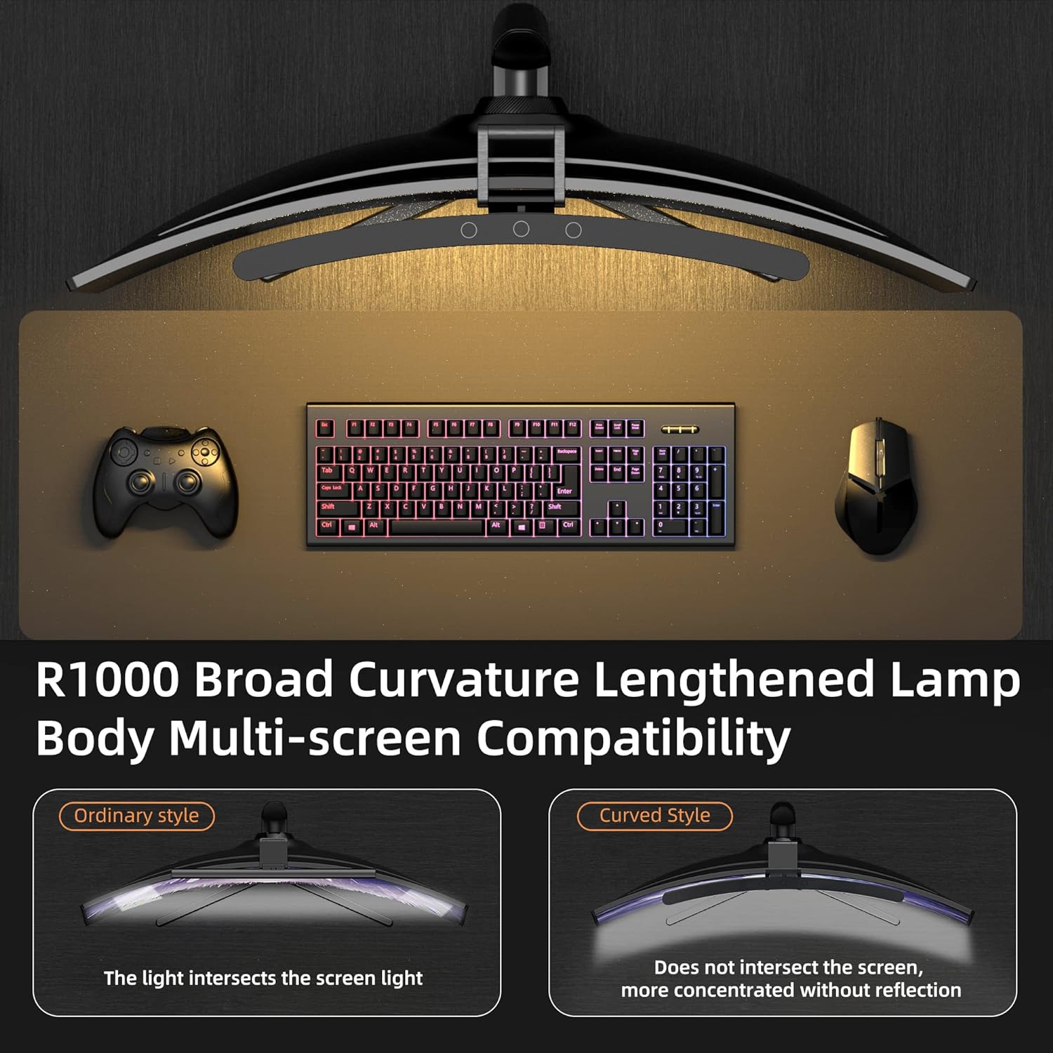 Curved Monitor Light Bar 3 Col - Monitor Light Bar recensione e prezzo
