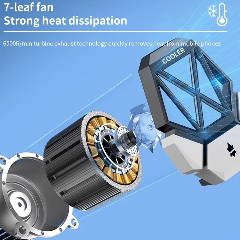 DY08 Mobile Phone Cooling Fan  - Gaming Accessories For Mobile recensione e prezzo