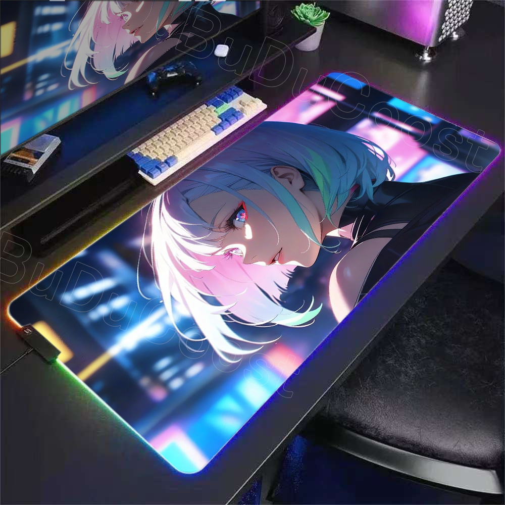 HD Anime Girl Mouse Pad RGB De - Desk Corner Mat recensione e prezzo