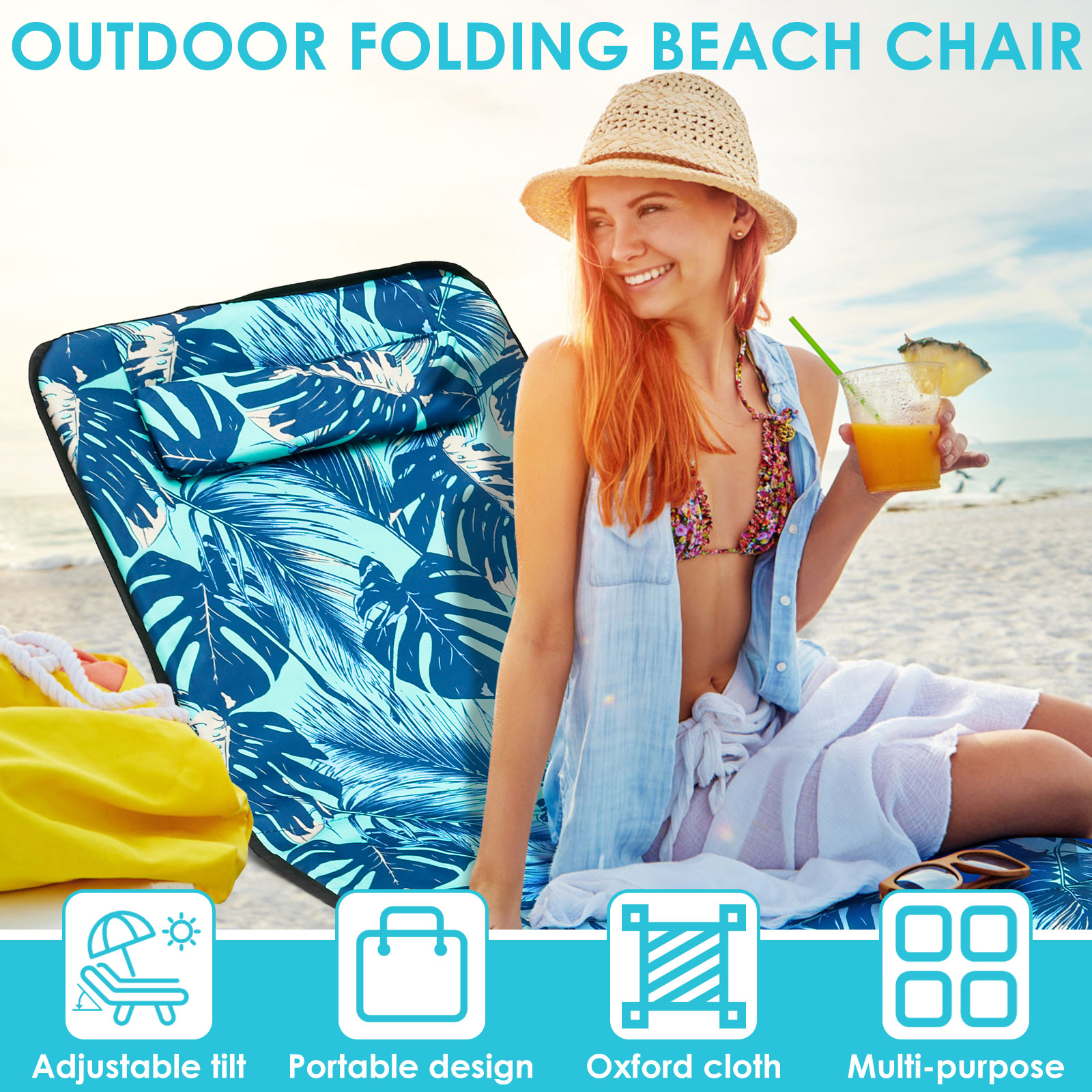 Beach Sun Chair Mat Oxford Clo - Desk Corner Mat recensione e prezzo