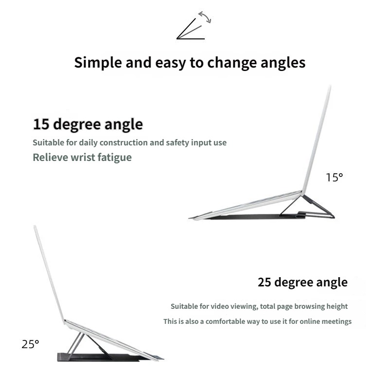 Foldable PU Leather Laptop Sta - Desk Corner Mat recensione e prezzo