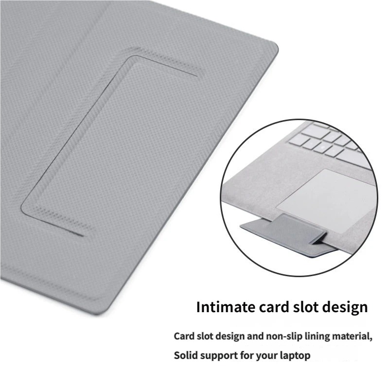 Foldable PU Leather Laptop Sta - Desk Corner Mat recensione e prezzo