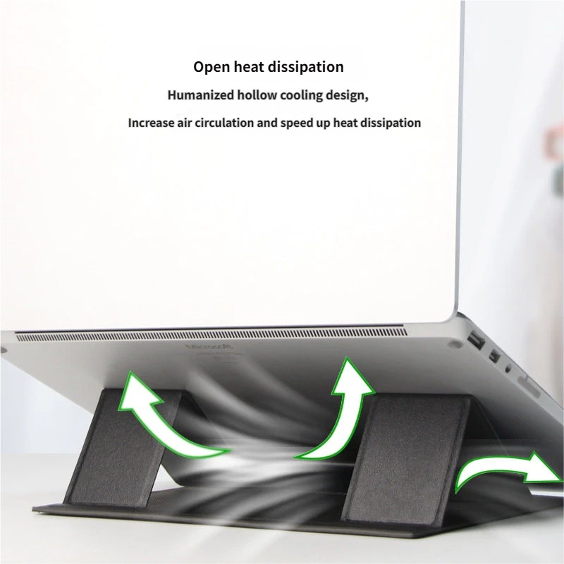 Foldable PU Leather Laptop Sta - Desk Corner Mat recensione e prezzo