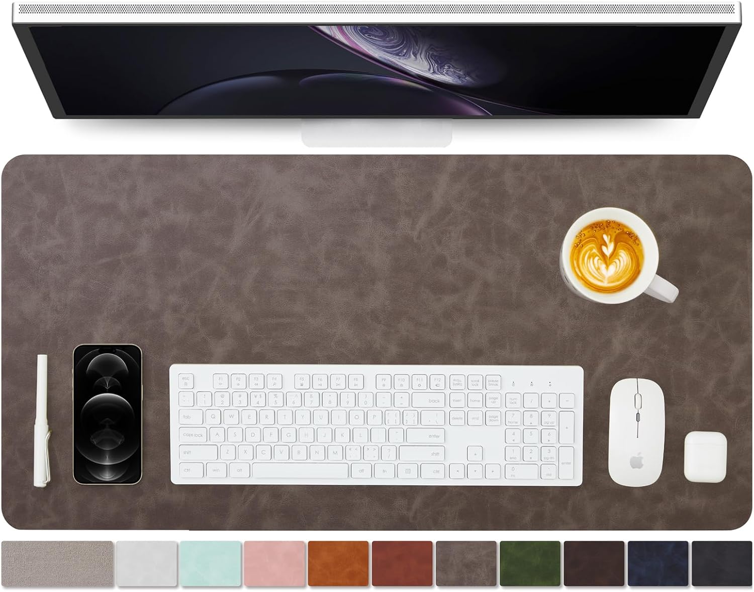YSAGI Leather Desk Mat - Non-S - Desk Corner Mat recensione e prezzo