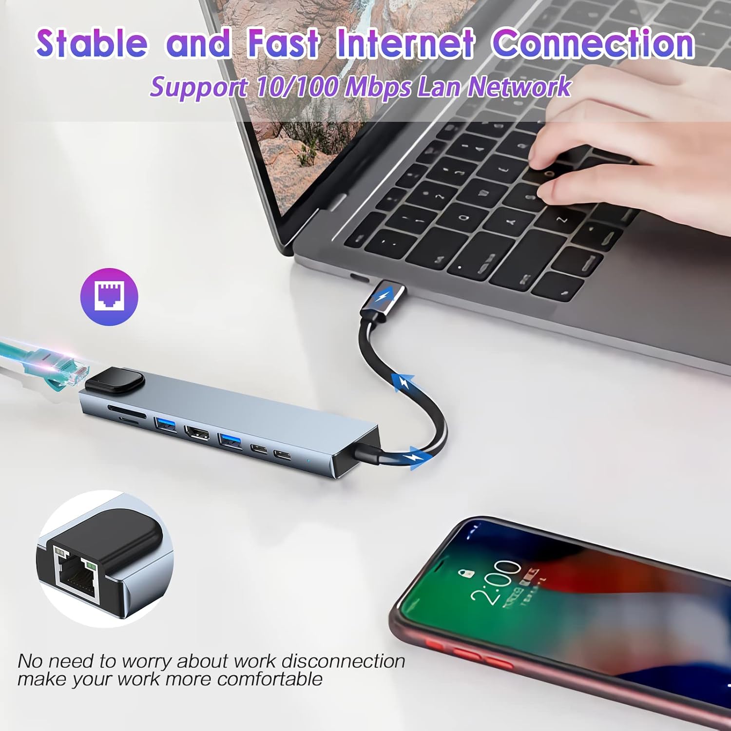 USB C HUB Type C Splitter Thun - Gaming Accessories Girly recensione e prezzo