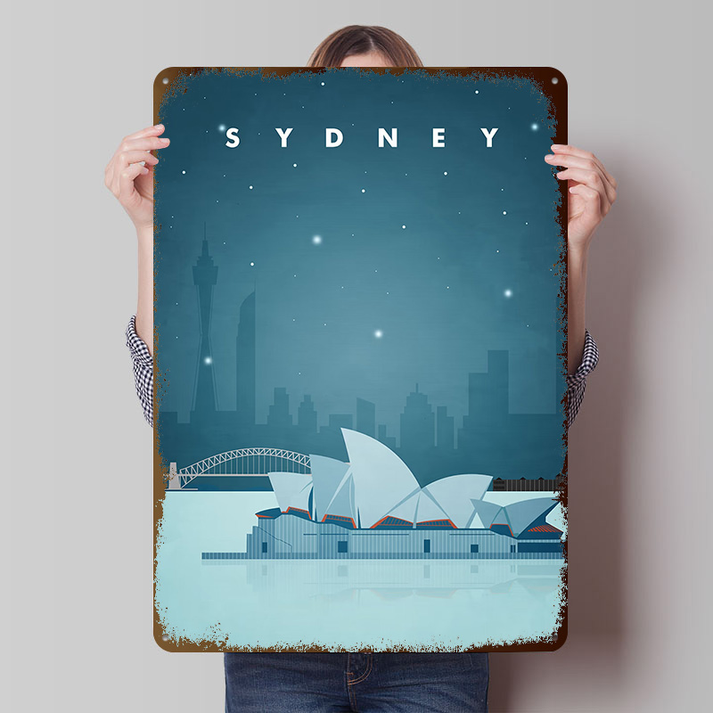 Sydney Travel Poster Customize - Vintage Gaming Accessories recensione e prezzo
