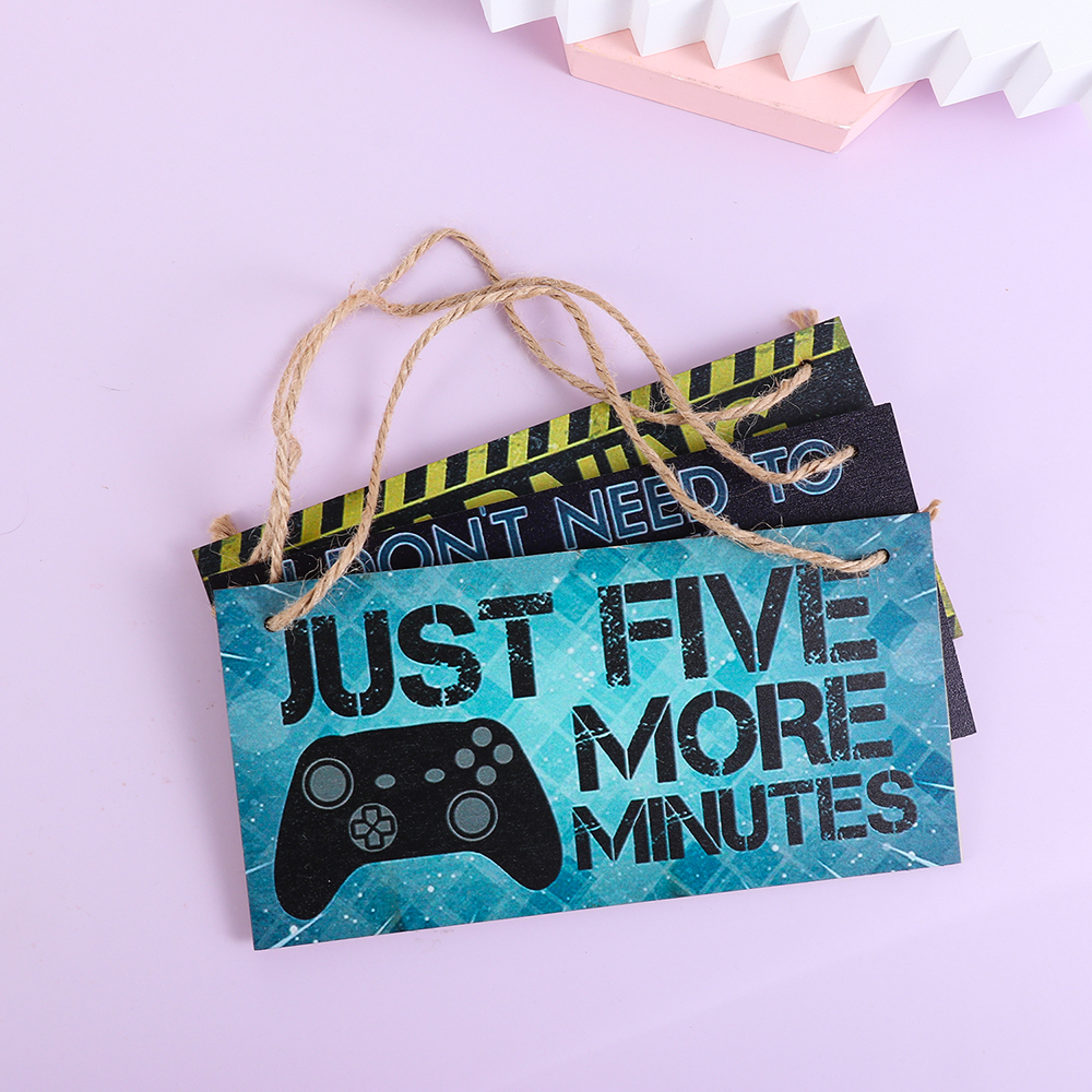 1PC Gaming Room Sign Wood Plaq - Gaming Accessories Girly recensione e prezzo