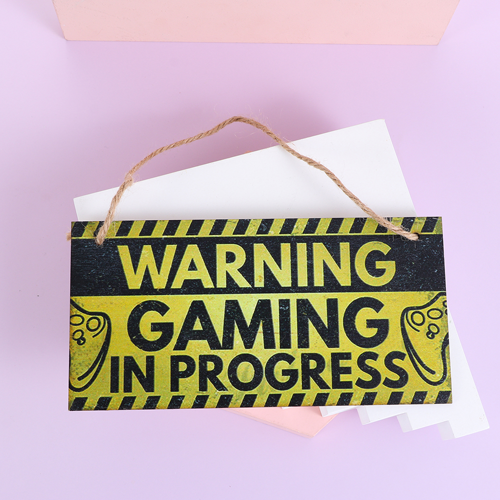 1PC Gaming Room Sign Wood Plaq - Gaming Accessories Girly recensione e prezzo